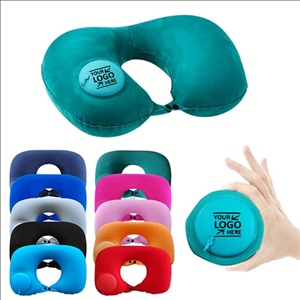 U-Shaped Inflatable Travel Pillow